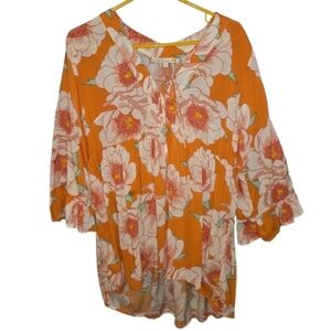 C & C California Floral Tunic Top